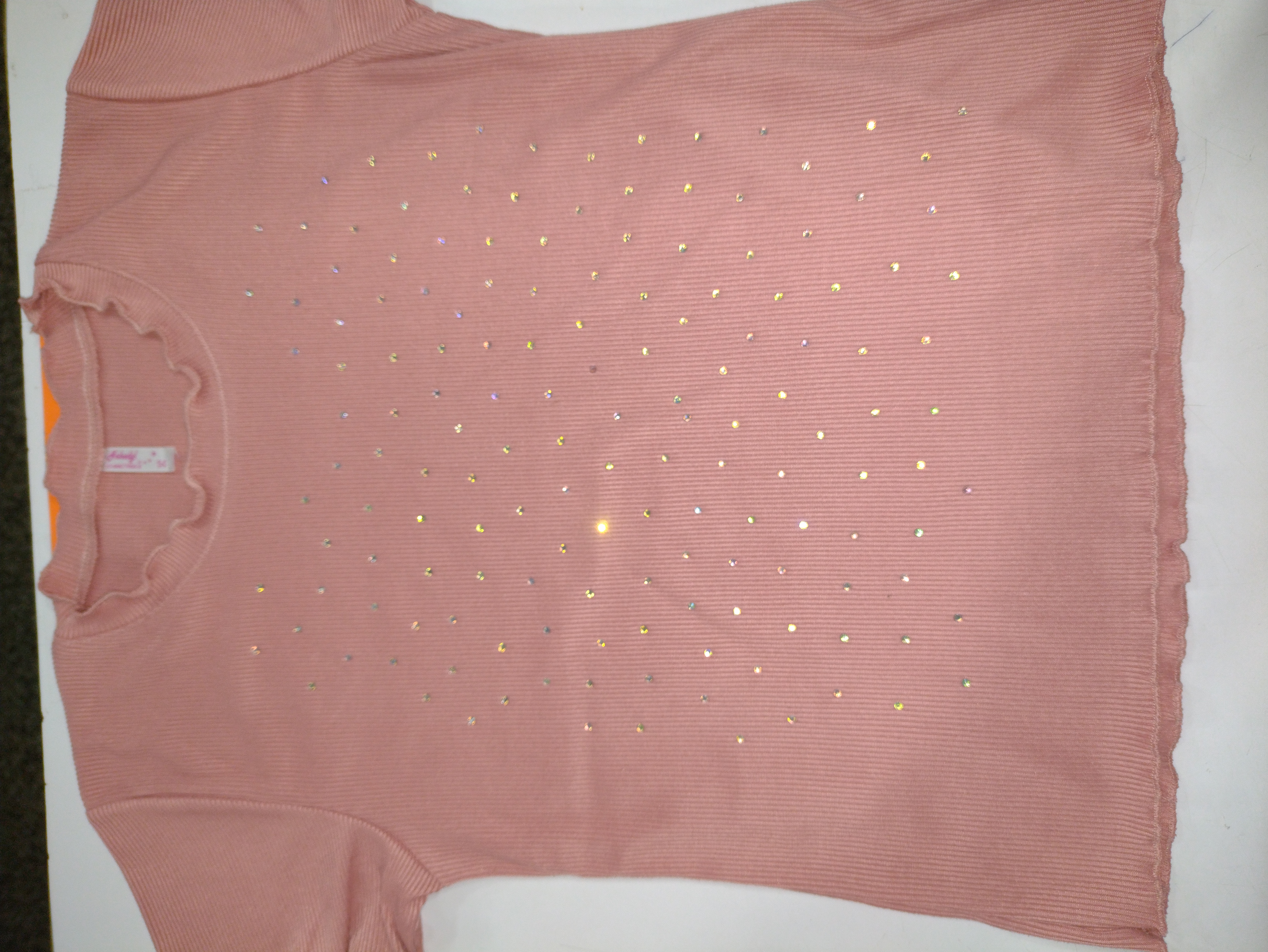 Remeras modal con stras